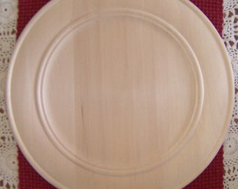 10 inch double beaded basswood plate.