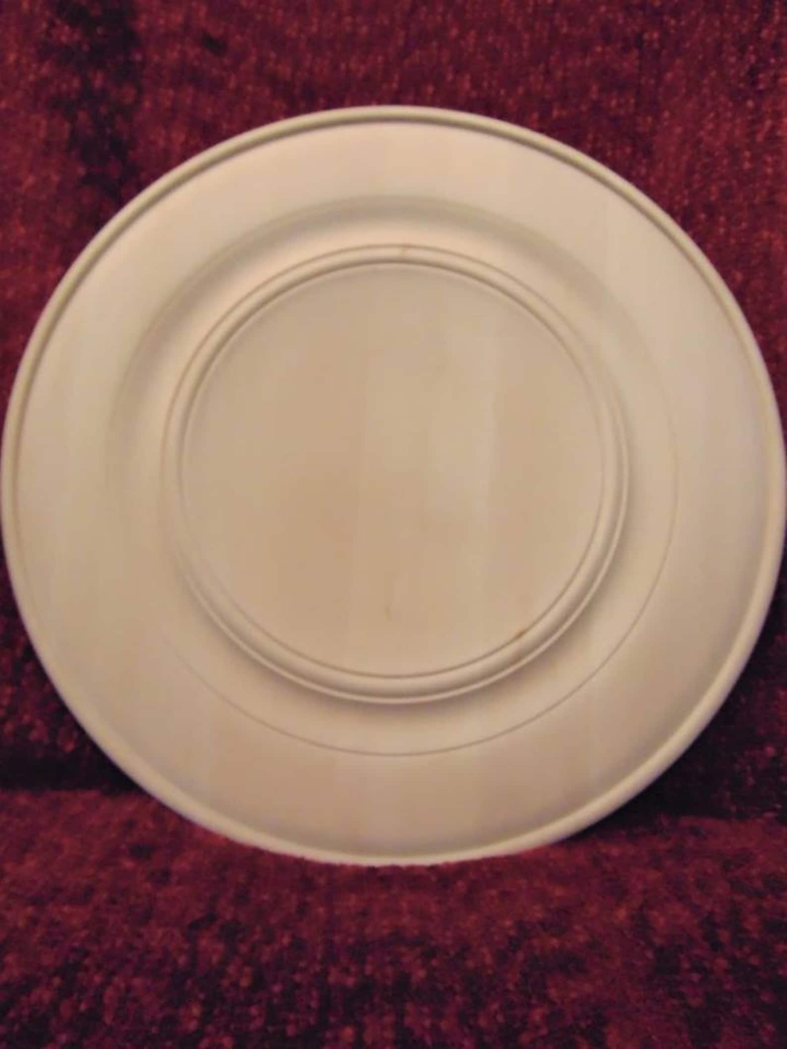 18 Inch Deluxe Covedcenter Plate Etsy