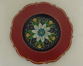 Rosemaling Rogaland Style 8 Inch Plate Packet - Etsy