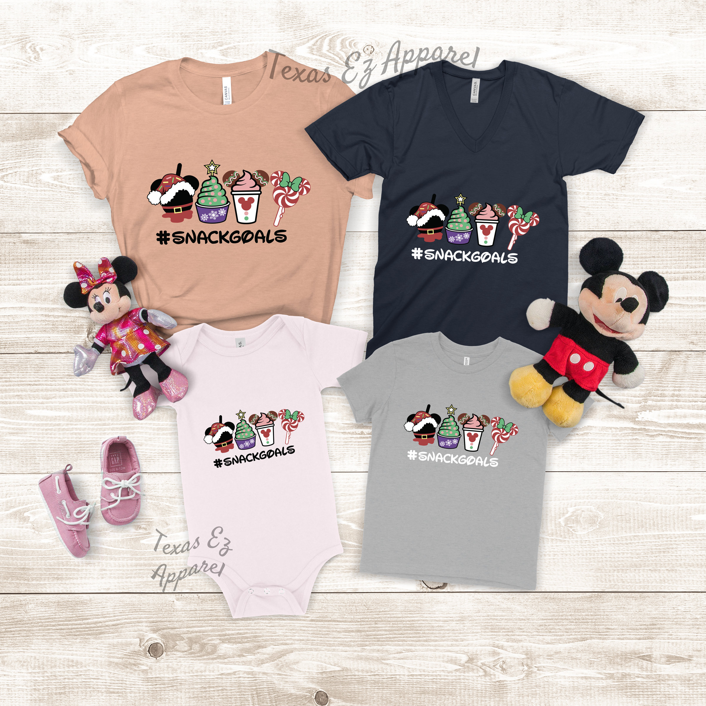 Christmas Snack Goals Shirts Disney Shirts Women Disney Trip Etsy