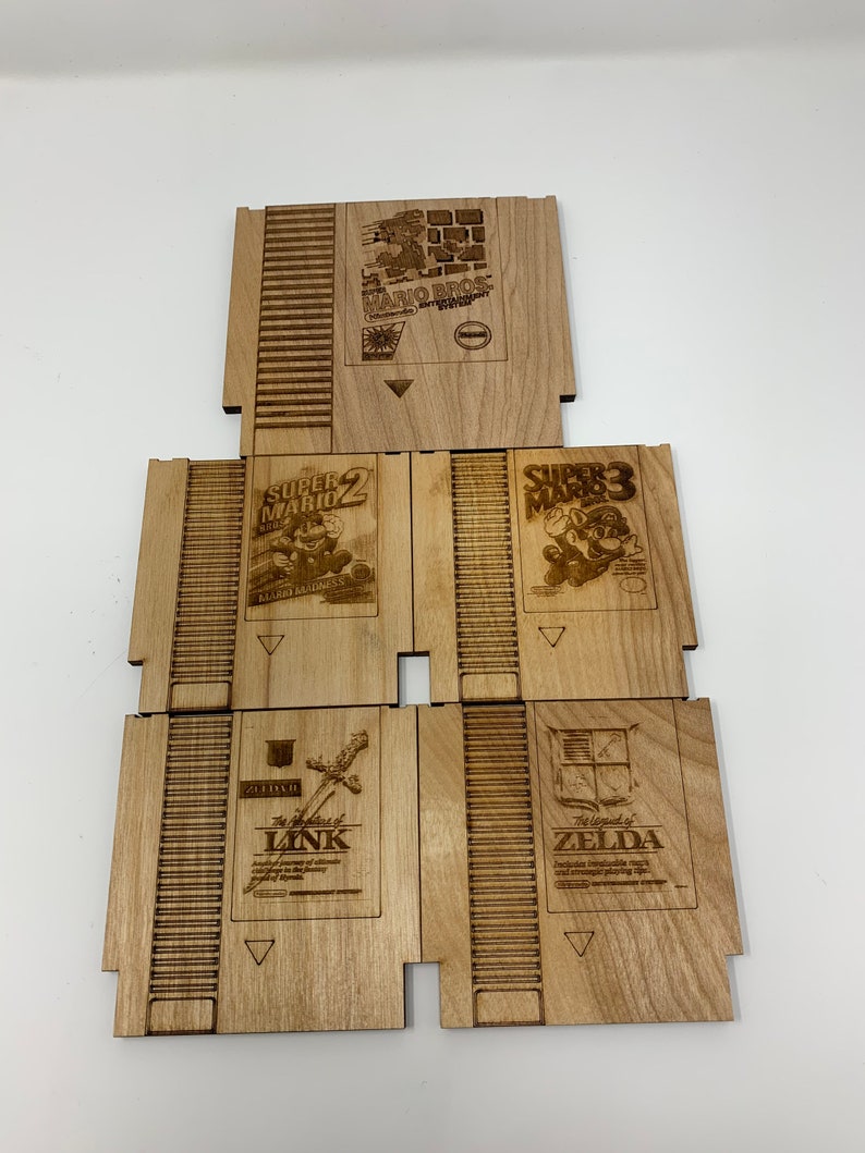 NES Mini Game Wooden Coasters SOLD SEPARATELY image 4