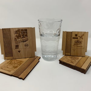 NES Mini Game Wooden Coasters SOLD SEPARATELY image 3