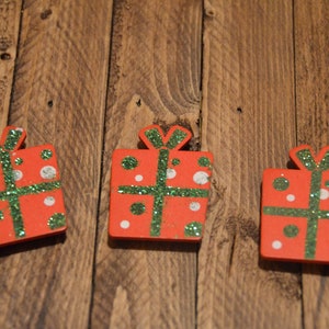 Set of 3 Christmas Present Magnets