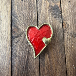 Herz Magnet aus Resin