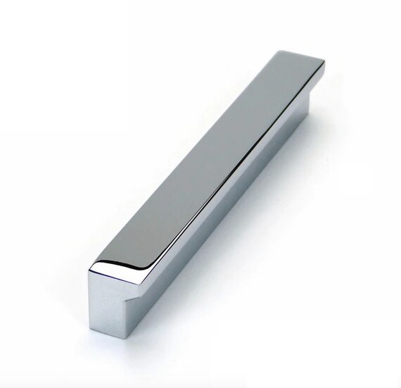 Holstebro Contemporary Chrome Plated Bar Handle Pulls Etsy