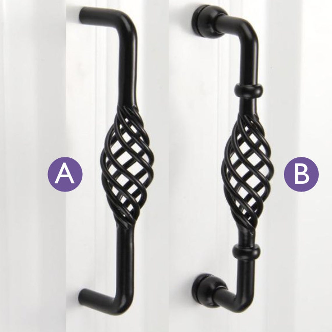 Parede // Black Bird Cage Knobs and Handle Pulls. Traditional Etsy Canada