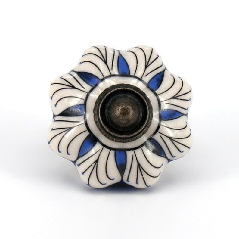 Width: 41mm Albacete Vintage-Style Ceramic Knobs 15 Styles Hardware for Cabinets and Drawers 1 58 Multi-Pack Savings.