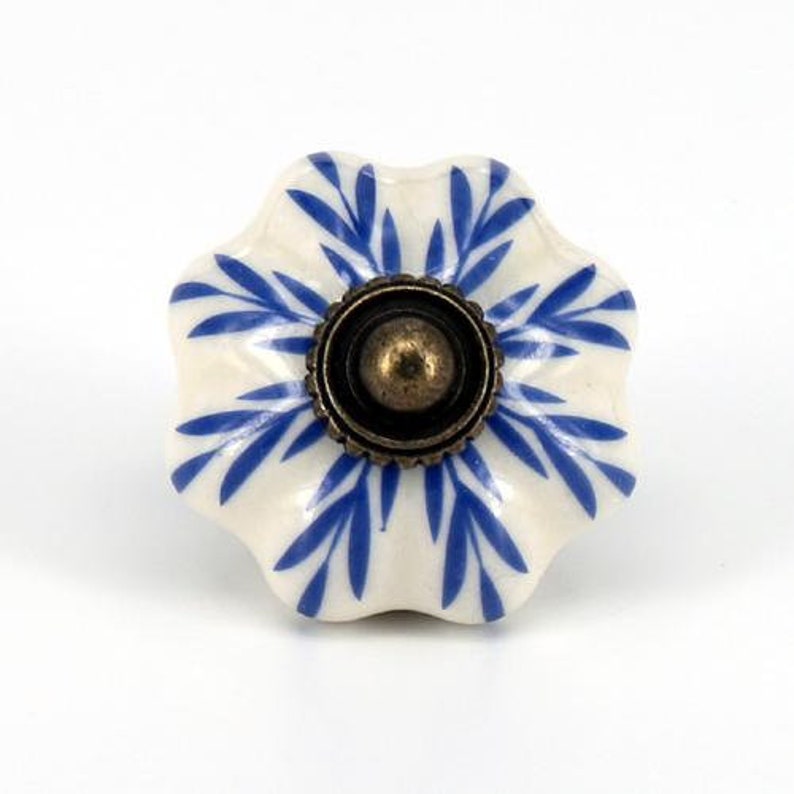 Width: 41mm Albacete Vintage-Style Ceramic Knobs 15 Styles Hardware for Cabinets and Drawers 1 58 Multi-Pack Savings.