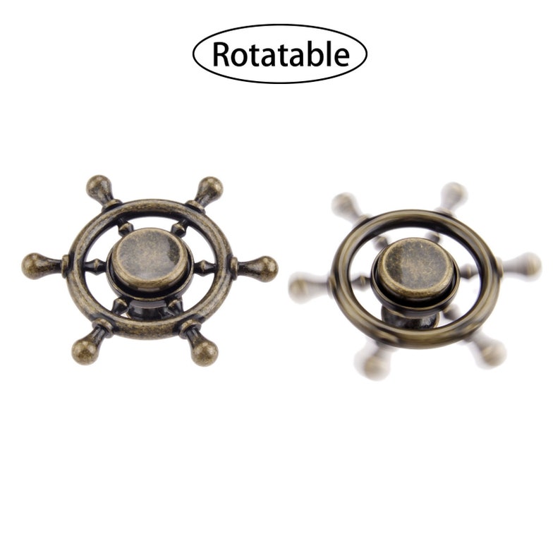 Seaford // Rotating Boat Steering Wheel Knobs Nautical Ship Etsy