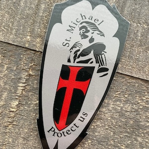St. Michael 3” Sticker