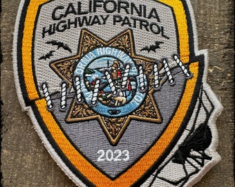 2023 Novelty Halloween CHP Patch