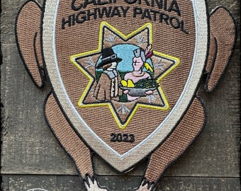 2023 Novelty Thanksgiving CHP Patch