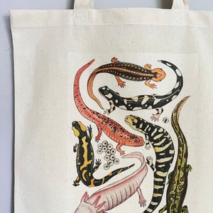 Salamander Cotton Tote Bag