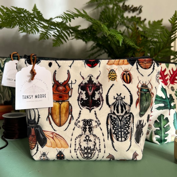 Velvet Beetles Cosmetic Bag