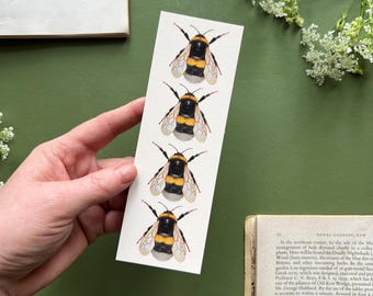 Bee Bookmark, Double sided, Insect, Wildlife, Nature
