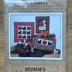 Fallidays 1 - high spirited wall quilts for Halloween from Debbie Mumm