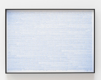 Ocean Color / A1 Bojing Font Poster – thousands of Chinese Characters written in a Bauhaus inspired Chinese Character Style Active