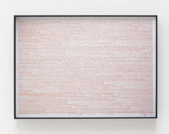 China Red / A1 Bojing Font Poster – thousands of Chinese Characters written in a Bauhaus inspired Chinese Character Style Active