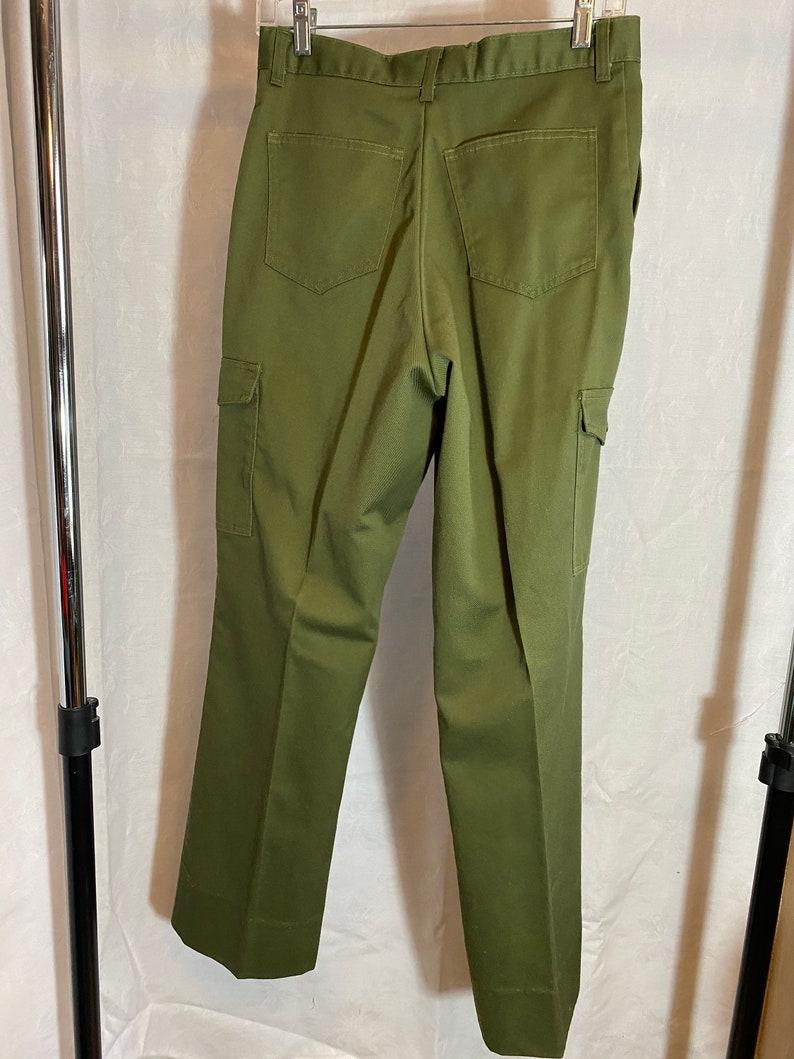Olive Boy Scout uniform cargo pants