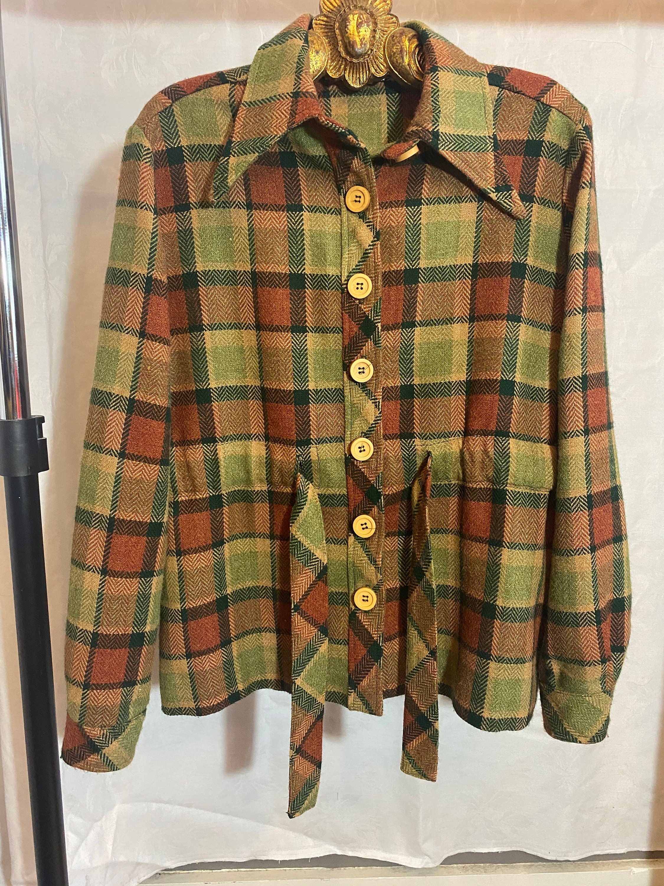 bobbie plaid shirt jacket