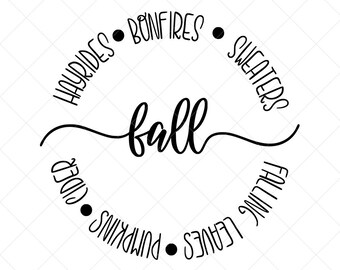 Fall Svg Files Etsy