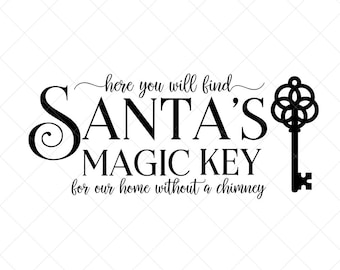 Download Santas Magic Key Svg Etsy PSD Mockup Templates