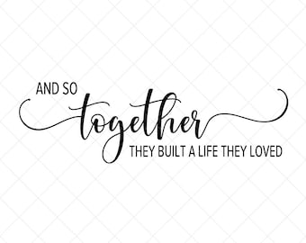 Download And So Together Svg Etsy