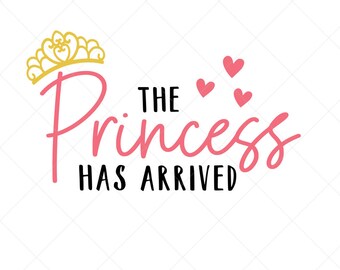 Download Princess Arrived Svg Etsy