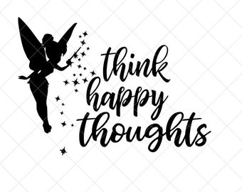 Think Happy Thoughts Etsy