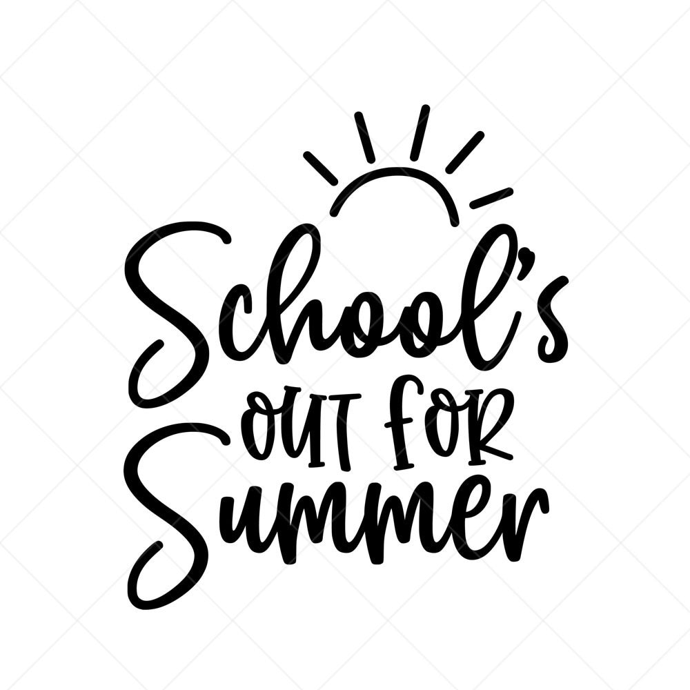 School's Out for Summer SVG, End of School SVG, Student Svg, Summer Svg