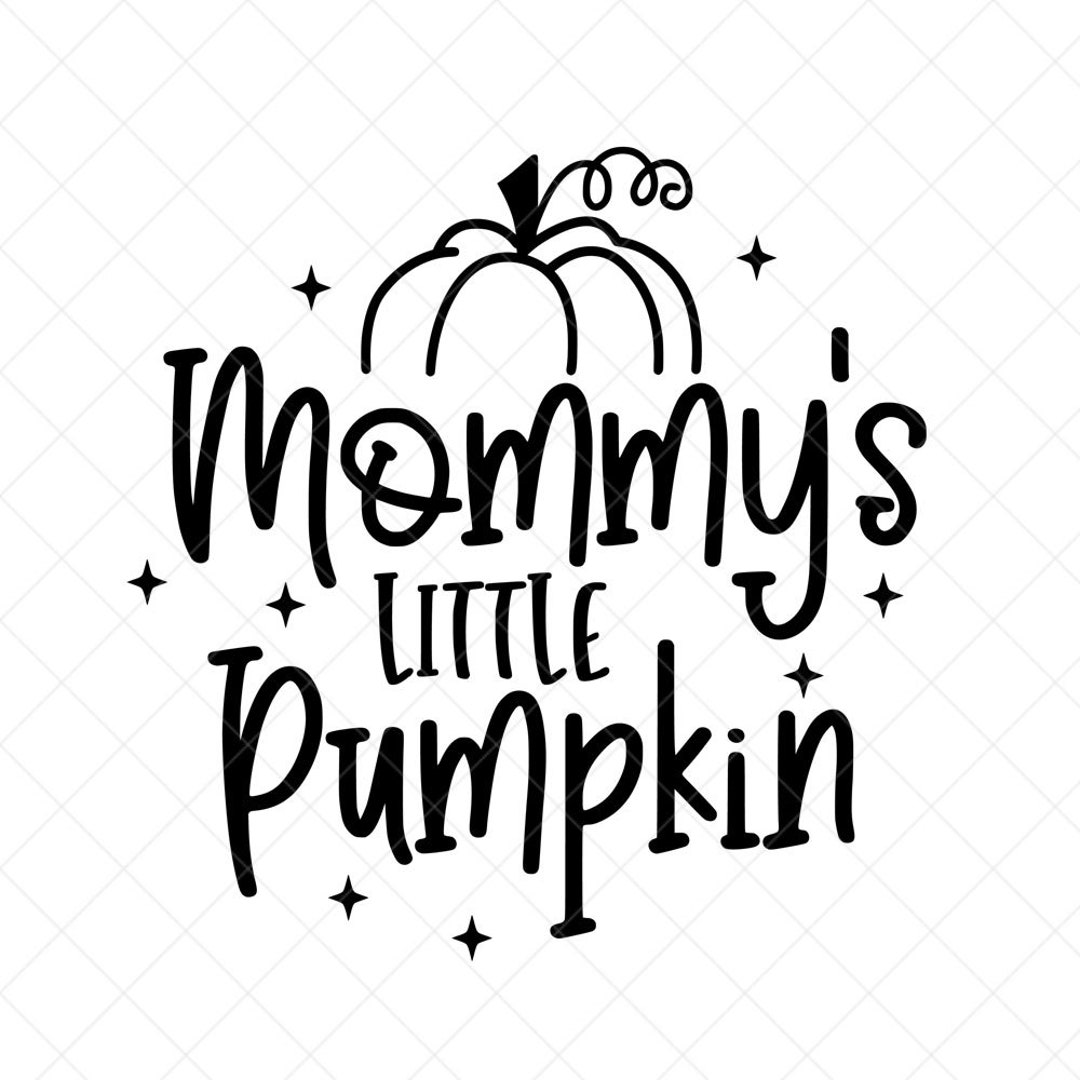 Mommy's Little Pumpkin SVG Toddler SVG Tshirt - Etsy