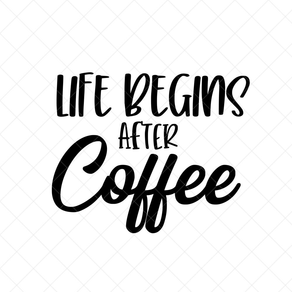 Life Begins After Coffee 25oz White Travel Mug With Handle – Great Mornings  Coffee & Tea