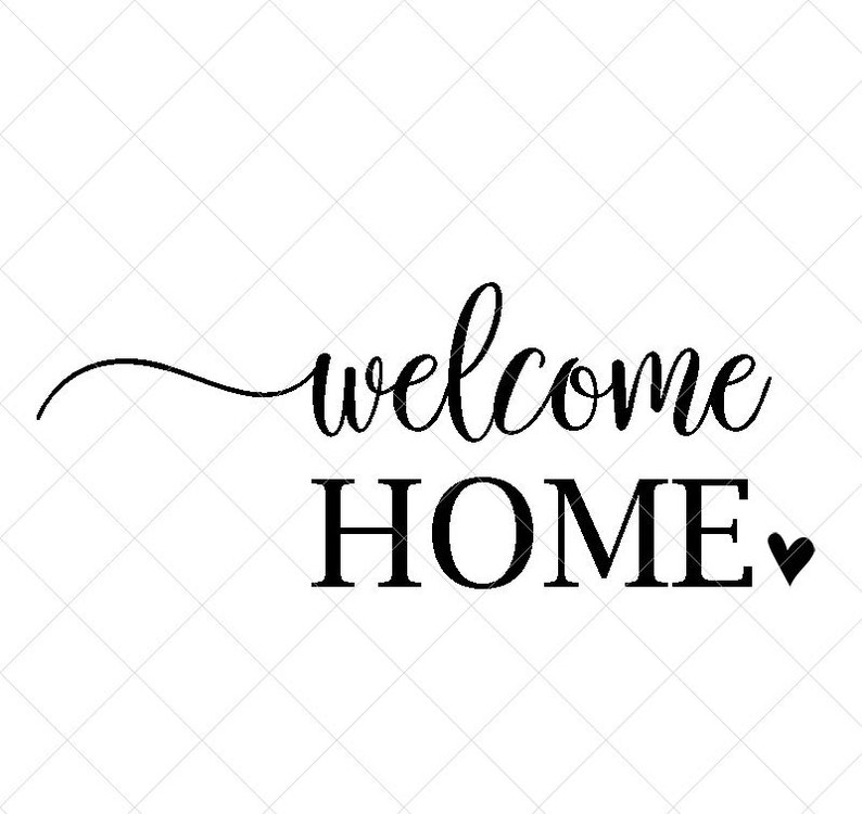 Download Welcome Home SVG Home Decor Svg Png Eps Dxf Cricut Cut | Etsy
