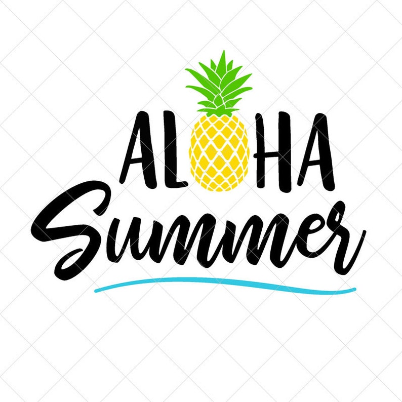 Download Aloha Summer SVG Summer SVG Pineapple SVG Vector File Png ...