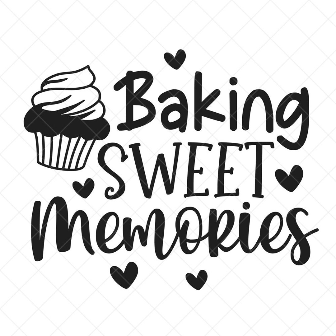Baking Sweet Memories SVG, Christmas SVG, Holiday SVG, Png, Eps, Dxf, Cricut, Cut Files