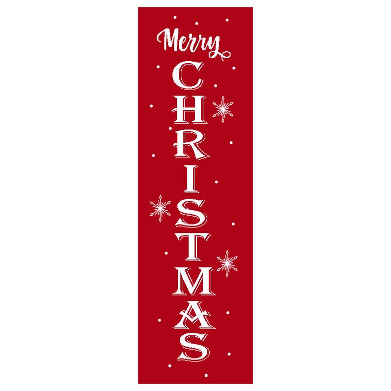 Vertical Merry Christmas SVG Christmas SVG Holiday SVG Png | Etsy