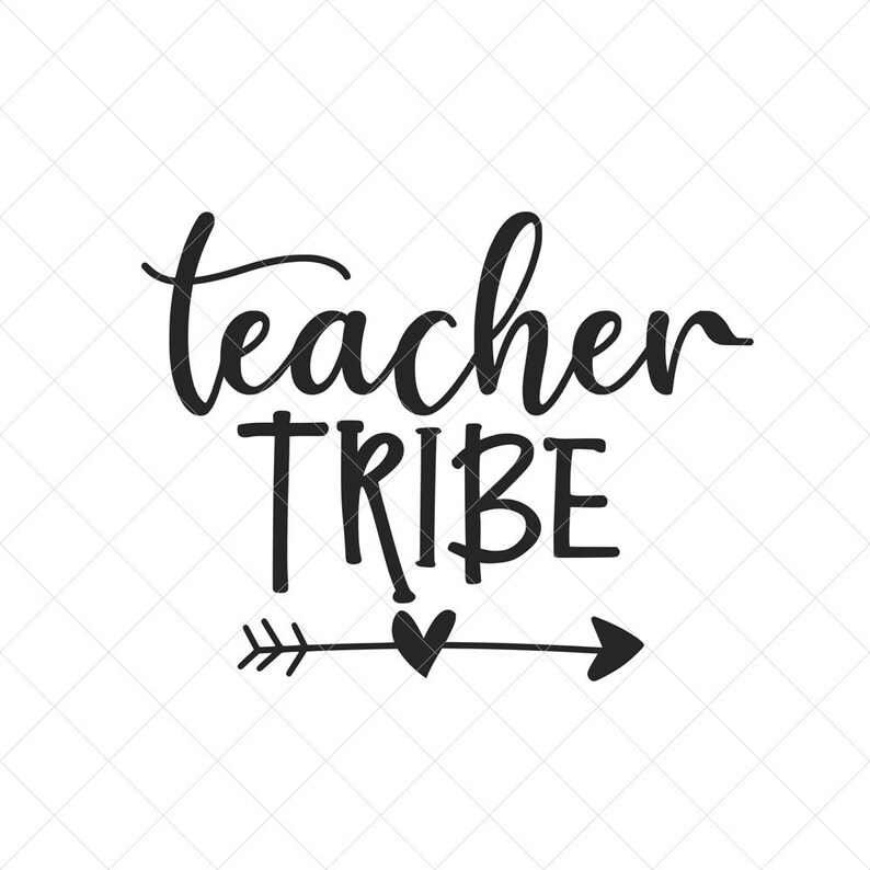 Download Teacher Tribe SVG Vector Clipart School Svg Png Eps Dxf | Etsy