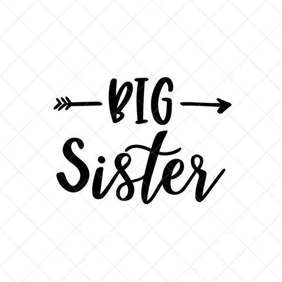 Big Sister SVG Girl SVG Sister Svg Png Eps Dxf Cricut | Etsy UK