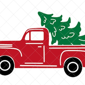 Download Red Truck Svg Etsy PSD Mockup Templates