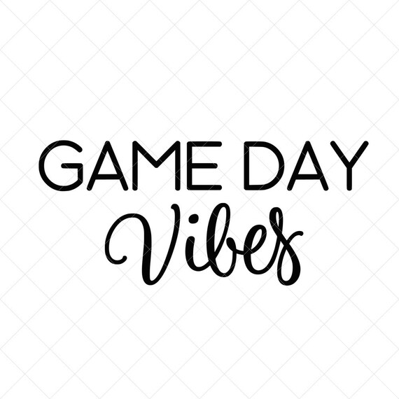 Download Game Day Vibes SVG Game Svg Mom SVG Father SVG Png Eps | Etsy