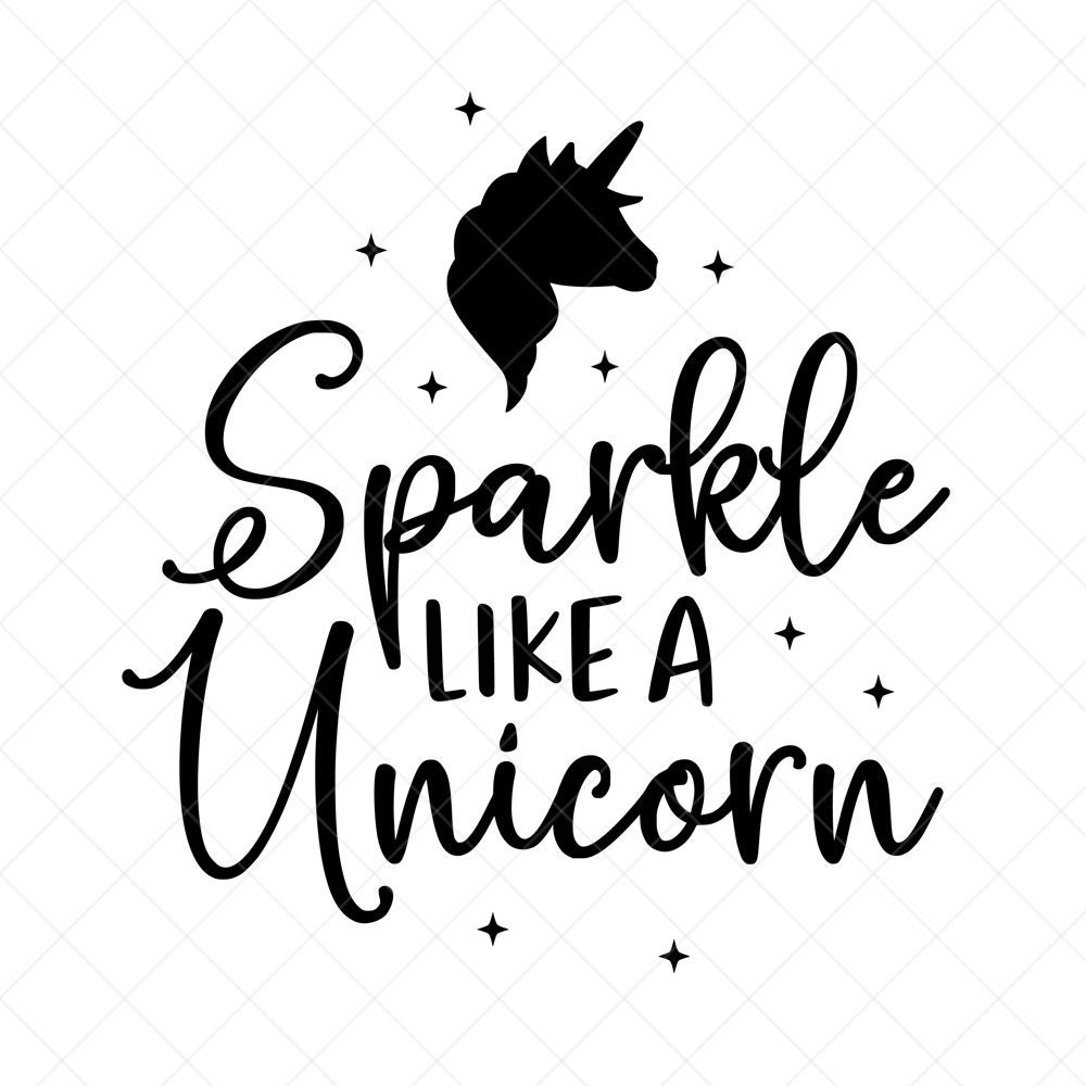 Sparkle Like a Unicorn SVG Unicorn Svg Vector File Svg | Etsy