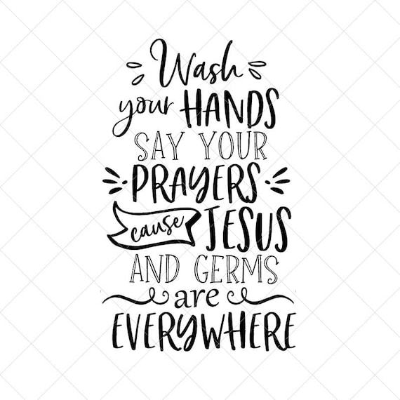 Wash Your Hands Say Your Prayers Svg Funny Bathroom Svg Etsy