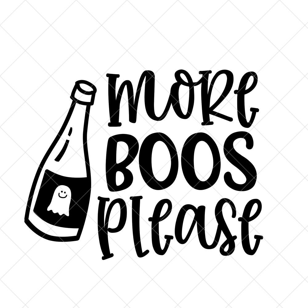 More Boos Please SVG Halloween SVG Ghost Svg Eps Dxf | Etsy