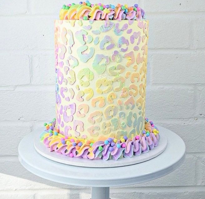 Pochoir De Gateau De Leopard Etsy