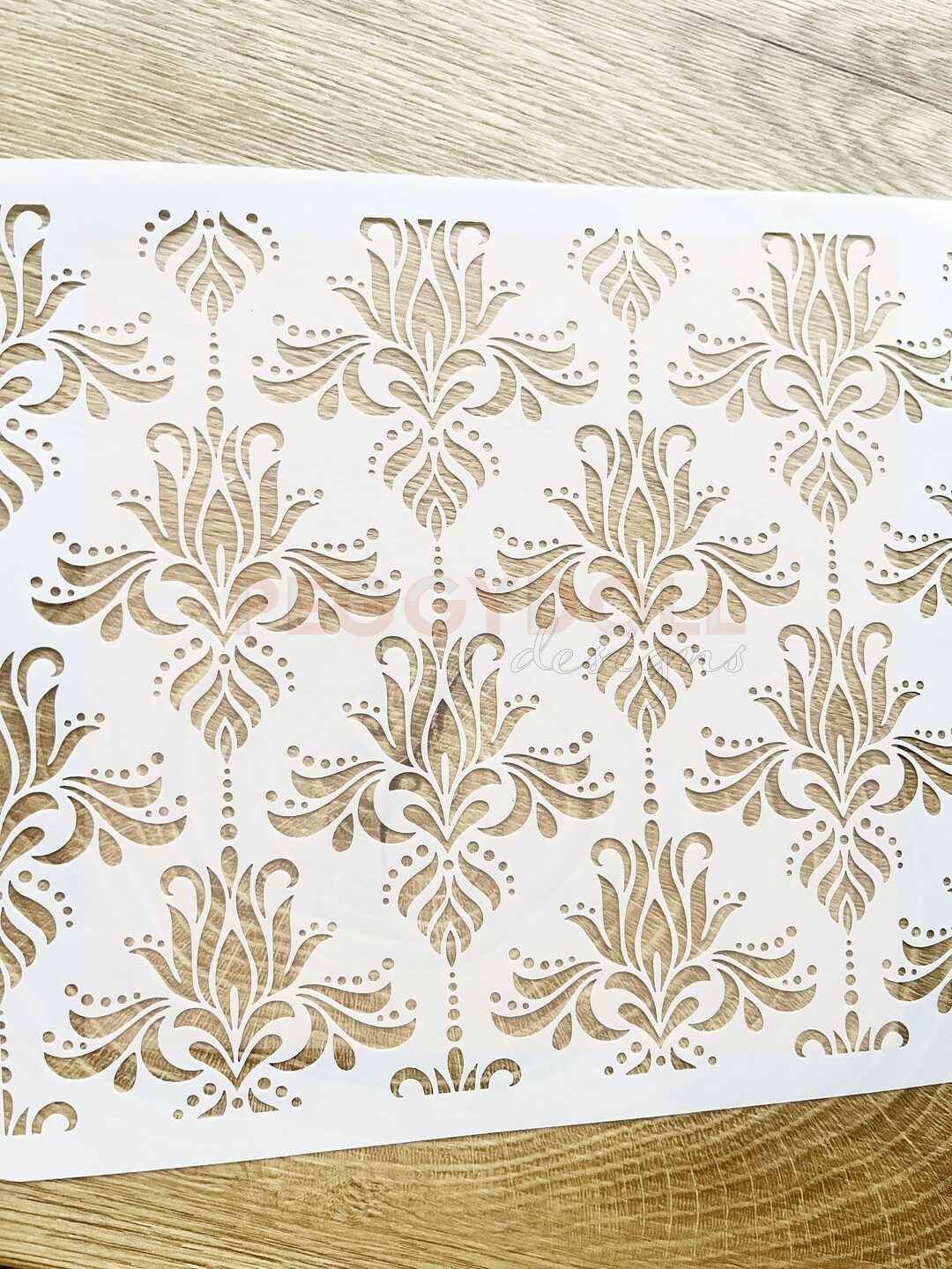 Damask Stencil Buttercream Cake, Decorating Tool Etsy UK