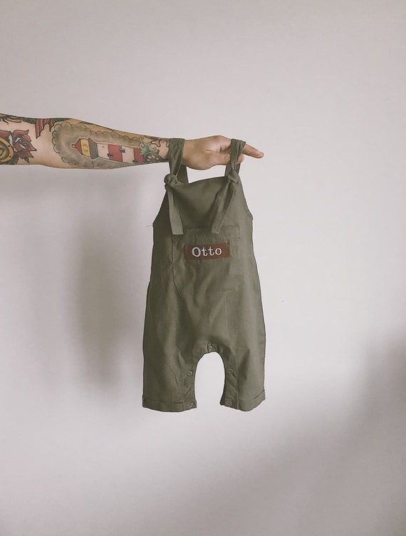 personalised baby jumpsuit