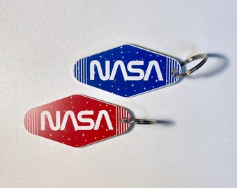 Retro Nasa Space Keychain