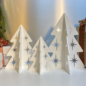 Acrylic Winter Tree Decor | Holiday Christmas Tree