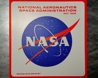 NASA Logo Single Sheet Sticker