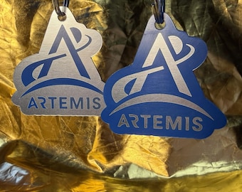 Blue Artemis Logo Keychains - Set of 2 or Single